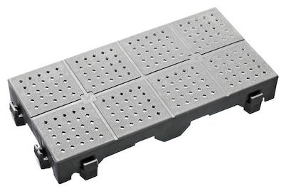 Image of RecFloor Gartenbeetplatte grau bei JUMBO