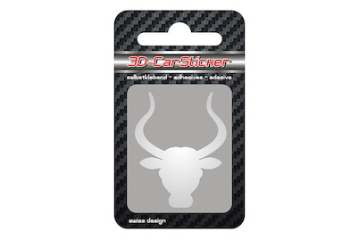 Image of 3D Car Sticker Stier bei JUMBO