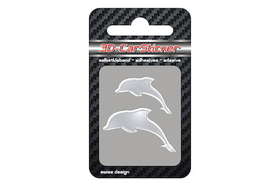 Image of 3D Car Sticker Delfin