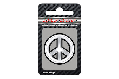 Image of 3D Car Sticker Peace bei JUMBO