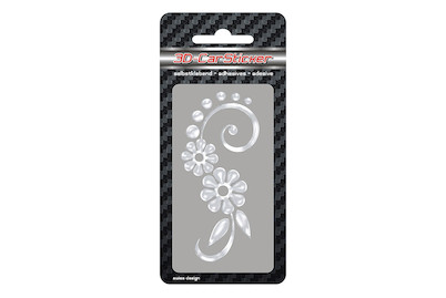 Image of 3D Car Sticker Blume links bei JUMBO