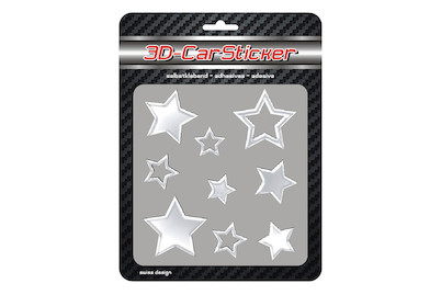 Image of 3D Car Sticker Sterne bei JUMBO