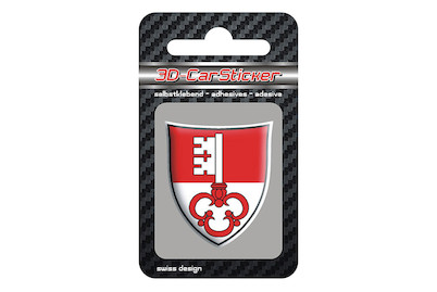 Image of 3D Car Sticker Obwalden bei JUMBO