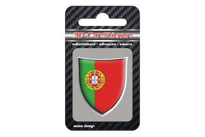 Image of 3D Car Sticker Portugal
