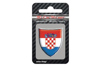 Image of 3D Car Sticker Kroatien bei JUMBO