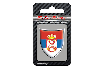 Image of 3D Car Sticker Serbien bei JUMBO