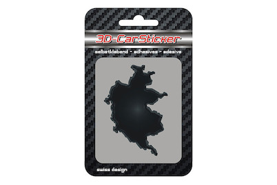 Image of 3D-Small Sticker Schweiz schwarz bei JUMBO