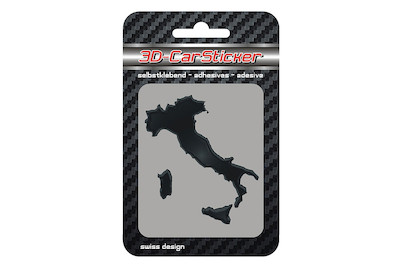 Image of 3D-Small Sticker Italien schwarz