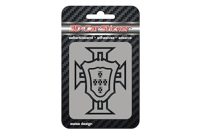 Image of 3D-Small Sticker Portugal schwarz bei JUMBO