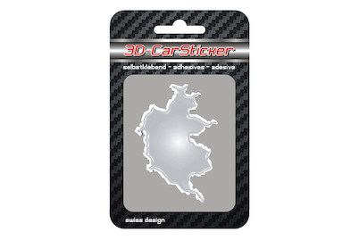Image of 3D-Small Sticker Schweiz chrom bei JUMBO