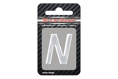 Image of 3D Car Sticker N bei JUMBO