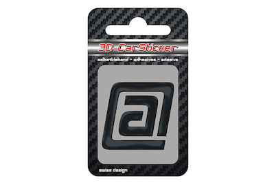 Image of 3D Car Sticker AT schwarz bei JUMBO