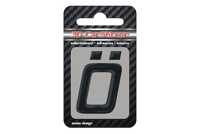 Image of 3D Car Sticker Ö schwarz bei JUMBO
