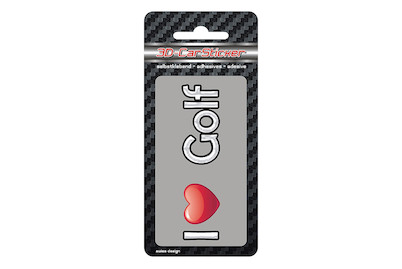 Image of 3D Car Sticker Golf bei JUMBO