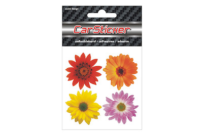 Image of 3D Car Sticker Blumen bei JUMBO