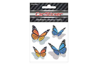 Image of 3D Car Sticker Schmetterlinge