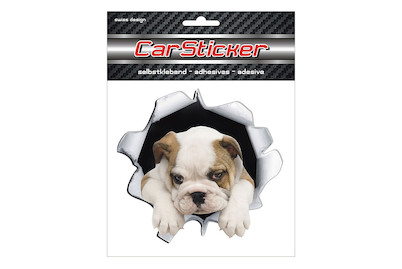 Image of 3D Car Sticker Baby Dog