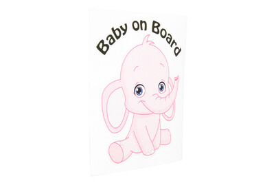 Image of Sticker Baby-Color Elephant Girl