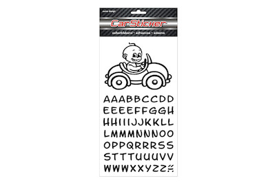 Image of 3D Car Sticker Boy schwarz bei JUMBO