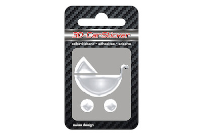 Image of 3D Car Sticker Kinderwagen bei JUMBO