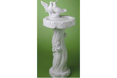Image of Vogeltränke mit Taubenpaar 43x89 cm bei JUMBO