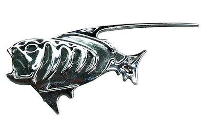 Image of Sticker Chrome-Logo Fisch bei JUMBO