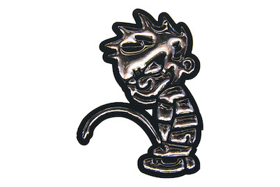 Image of 3D Chrome-Tattoo Pissmänchen klein pink bei JUMBO