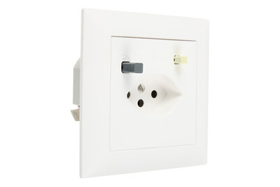 Image of UP FI Steckdose T13 weiss 10 A / 250 V bei JUMBO