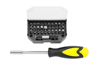 Image of Bits-Box mit Bits-Schraubendreher, 32-teilig bei JUMBO