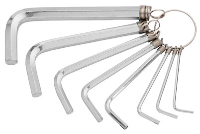 Image of Inbusschlüsselsatz an Ring 2-10mm bei JUMBO