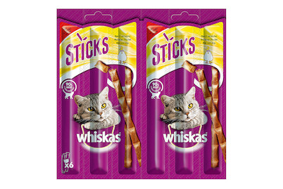 Image of Whiskas Sticks Huhn 6x6g bei JUMBO