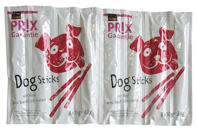 Image of Prix Garantie Dog Sticks Rind 8x10g