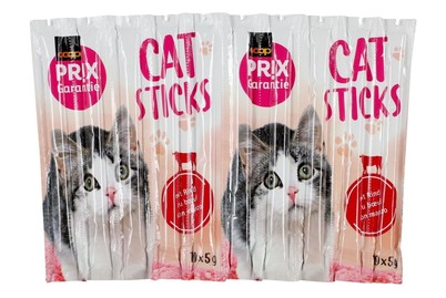 Image of Prix Garantie Cat Sticks Rind 10x5g
