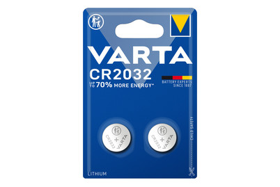Image of Varta Knopfzellen Cr2032 2 Stück bei JUMBO