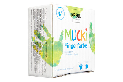 Image of Mucki Fingerfarbe 4er Set 150 ml