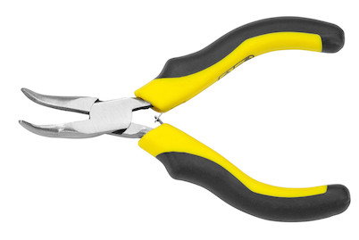 Image of Elektro-Spitzzange gebogen 125mm bei JUMBO