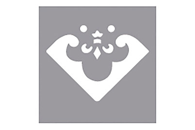 Image of Eckstanzer: Schwertlilie, 3,81cm ø, (1,5 ), SB-Blister 1Stück bei JUMBO