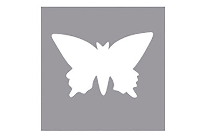 Image of Motivstanzer: Schmetterling, 3,81cm ø, (1 1/2 ), SB-Blister 1Stück bei JUMBO