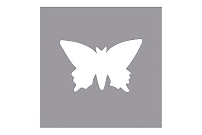 Image of Motivstanzer: Schmetterling, 2,54cm ø, (1 ), SB-Blister 1Stück bei JUMBO