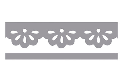 Image of Bordüren-Stanzer - Daisys, 4,5x0,9cm, Geeignet f.Karton bis 200g/m² bei JUMBO