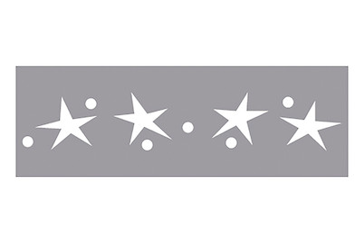 Image of Bordüren-Stanzer - Sterne, 4x0,8cm, Geeignet für Karton bis 200g/m² bei JUMBO