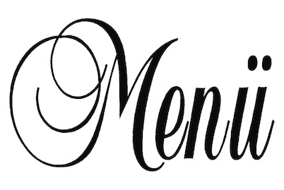 Image of H.- Stempel Menü , 4x6cm bei JUMBO