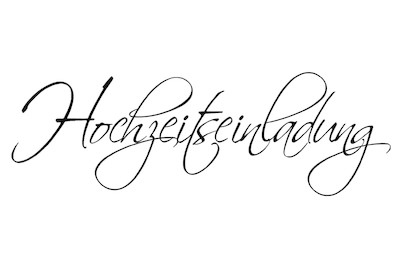 Image of H.- Stempel Hochzeitseinladung , 4x10cm bei JUMBO