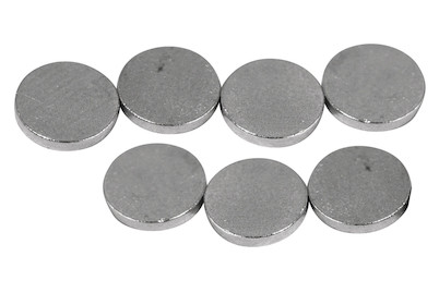 Image of Magnet, 6mm ø, Stärke 1mm, SB-Btl 20Stück bei JUMBO