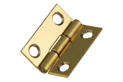 Image of Schatullenscharniere, 15x12 mm, verm. SB-Btl.4 St. m.Schrauben bei JUMBO