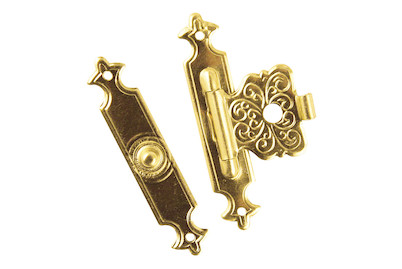 Image of Zierverschlüsse, 40x22 mm, verm. SB-Btl. 2 Paar mit Nägel bei JUMBO