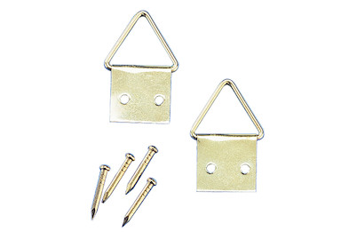 Image of Bildaufhänger, Messing, 14 mm hoch bei JUMBO