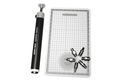 Image of Eyelet-Setter, mit 6 Spitzen, Druckknopf-Funktion, SB-Btl 1Stück bei JUMBO