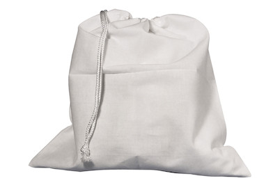 Image of Schuhbeutel, weiss, 32x35cm, mit Kordelzug, SB-Btl 1Stück bei JUMBO