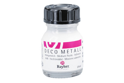 Image of Deco-Metall-Anlegemilch, Flasche 25ml bei JUMBO